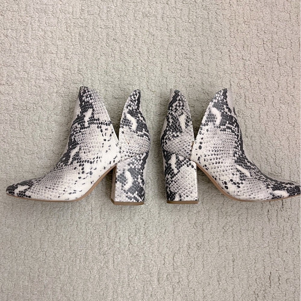 Steve Madden Snake Skin Booties